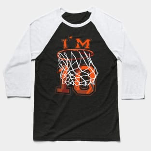 10th Birthday Basketball 10 Years Old Baseball T-Shirt